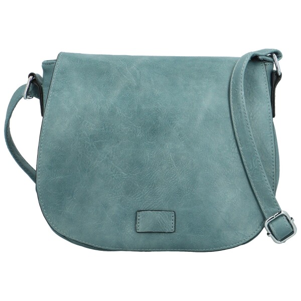 Trendy dámská crossbody s velkou klopou Rashida new, džínově modrá