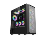 1stCOOL skříň Wind Storm Black MiddleTower, AU, USB3.0, bez zdroje, černá EDF_1208221