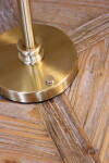Chic Antique Stolní LED lampička Antique Brass, zlatá barva, sklo, kov
