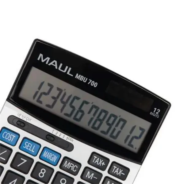 Maul MBU 700 černá / Stolní kalkulačka / 12místná (7269890)