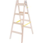 STREND PRO 251416 Štafle dřevěné, 4 příčky, 130cm, max. 150kg