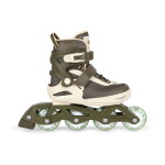 Konges Sløjd Dětské inline brusle svítící Kalamata 26-31, zelená barva