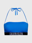 Dámská plavková podprsenka Bandeau KW0KW01966 C4X modrá-černá Calvin Klein
