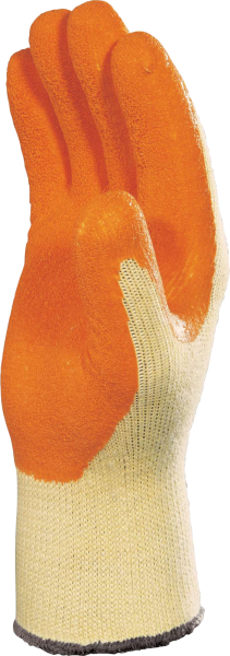Pracovní rukavice Delta Plus VE730OR08 Barva: Oranžová/Žlutá, Velikost rukavic: 10 VE730OR10