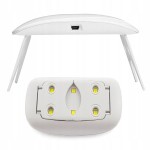 Verk 15668 Přenosná UV lampa na nehty Sun Mini 6 LED 18W color