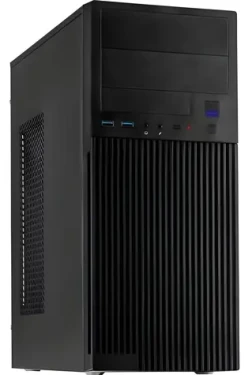 Inter-Tech IT-2815 Linear černá / Skříň / Midi-Tower / ATX, micro ATX, Mini-ITX / bez zdroje (88881370)