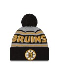 New Era Pánská zimní čepice Boston Bruins NHL Pom Wordmark