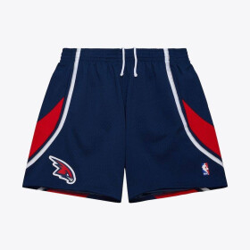 Mitchell & Ness Pánské kraťasy Atlanta Hawks NBA 2009 Swingman Shorts - Tmavě modrá Velikost: M
