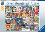 Ravensburger Puzzle Abeceda ve tvářích