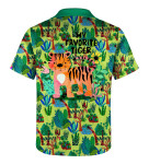 Košile dětské - SH-K1591 - Mr. GUGU & Miss GO - Gemini 8/10 zelená-potisk