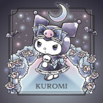 Nástěnný kalendář poznámkový 2027 Notique Kuromi, 30 x 30 cm