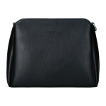 Trendy dámská koženková crossbody kabelka Lira, černá