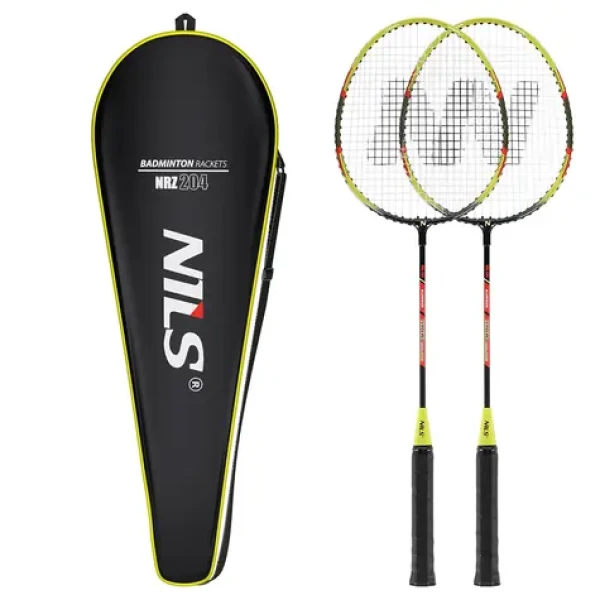 NILS NRZ204 / Badmintonový set / ocel-hliník / 66 cm / grip G1 / 2 rakety