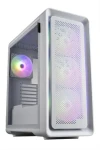 Fortron CUT593P bílá / PC skříň / Big Tower / ATX / 4x 140mm ARGB / bez zdroje / průhledná bočnice (POC0000205)