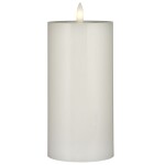 IB LAURSEN LED svíčka White 15 cm, bílá barva, plast, vosk