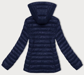 Tmavě modrá dámská prošívaná bunda s kapucí J Style (16M9102-215) odstíny modré S (36)