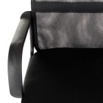 Kancelářská židle, houpací mechanismus, černá síťovina, KA-L601 BK