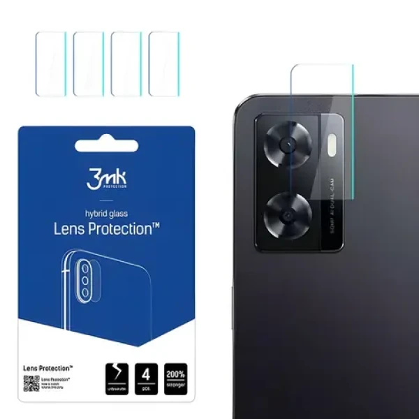 3mk Lens Protection OnePlus Nord N20 SE / Sklo na fotoaparát / hybridní sklo / 7H / 4 ks