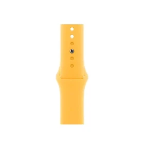 Apple Watch Sport Band 45mm (S/M) paprskově žlutá / Sportovní pásek pro Apple Watch / 140-190mm (MWMW3ZM/A)