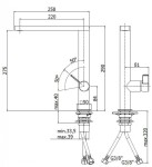 PAFFONI - Rock Dřezová baterie, chrom RO987CR