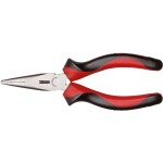 Knipex 26 26 200 T Půlkulaté kleště s břity VDE s připevňovacím okem 200mm / úzké ploché kleště /40° / délka čelistí:73m (26 26 200 T)