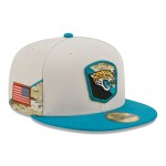 New Era Pánská kšiltovka Jacksonville Jaguars NFL 2023 Salute to Service 59FIFTY Fitted Velikost: 7 3/8