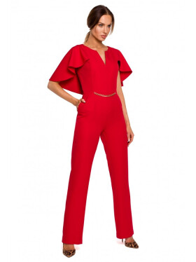 M670 Kombinéza s volánky - červená EU M