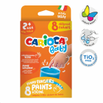 Carioca prstové barvy Baby 2+, 8 × 50 ml