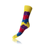 Dárková krabička zábavných crazy ponožek páry crazy SOCKS BOX BELLINDA modrá