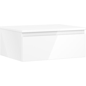 MEXEN/S - Orio koupelnová skříňka pod umyvadlo 60 cm s deskou, 1 šuplík, bílá lesk 91A10-06023-1-BFC00