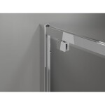 MEXEN/S - Exo sprchový kout dveře křídlové 80 x 80, transparent, chrom 8182-080-080-01-00
