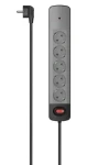 Hama prodlužovací přívod s přepěťovou ochranou / 5x zásuvka schuko / 1,5 m (223056)