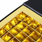 Dortisimo Krabička na 24 ks pralinek s magnetem černá (27 x 20,5 x 4 cm)