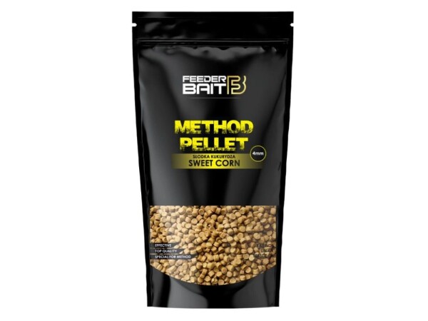 FeederBait Pelety Method Pellet 4mm 800g - Sladká kukuřice,FeederBait Pelety Method Pellet 4mm 800g - Sladká kukuřice