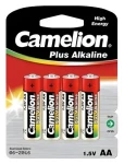 Camelion Plus AA (LR06), 4 ks / Alkalická baterie / 1,5 V / 2700 mAh (11000406)