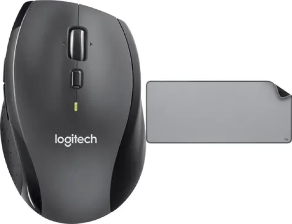 Logitech M705 Marathon + Studio Series středně šedá / Sada bezdrátová myš + podložka