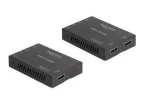 Delock HDMI Extender Set / Rozšiřovač HDMI / 4K 60 Hz / 50 m / Cat6 (65955)