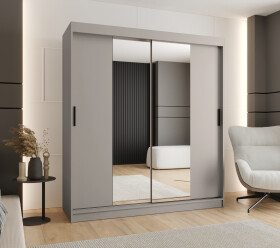 Šatní skříň Abi Rubino T1 Rozměry: 180 cm, Barva korpusu + barva dveří: Kašmír