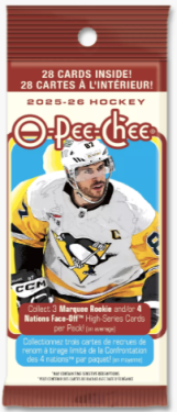 Hokejové karty NHL 2025-26 Upper Deck O-Pee-Chee Fat Balíček