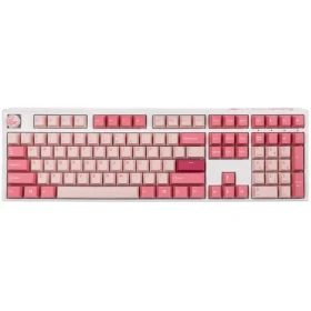 Ducky One 3 Cherry MX-Blue růžová / herní klávesnice / mechanická / drátová USB-C / US (DKON2108-CUSPDGOWWPC2)