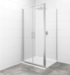 Sprchový kout obdélník 90x80 cm SAT TEX SIKOTEXL90STENA80 SIKOTEXL90STENA80