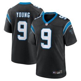 Nike Pánský dres Carolina Panthers NFL Bryce Young #9 Game - Černá Velikost: S