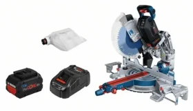 BOSCH GCM18V-305 GDC Professional / Aku pokosová pila / 18V / 5.5 Ah / 4000 ot-min. / Průměr 305 / Hloubka řezu 120 mm (0601B43002)