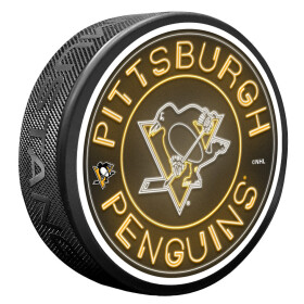Mustang Puk Pittsburgh Penguins NHL Neon