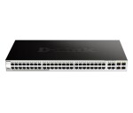 D-Link DGS-1210-48 52-port Gigabit Smart Switch, 48x GbE, 4x RJ45/SFP, fanless EDF_385524