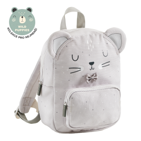 Miquelrius mini batoh Wild puppies, myška, 5 l, 2 kapsy, rPET, mix barev