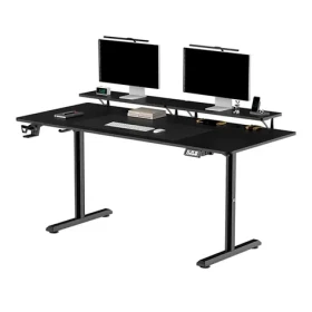 ULTRADESK Highlander XXL černá / Pracovní stůl / elektricky nastavitelná výška / 160x70 cm / 72-117 cm (UDESK-HGXL-BB)