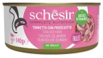 SCHESIR Konzerva tuňák a šunka 140g / Doplňkové krmivo pro kočky / V želé (0303-2703)