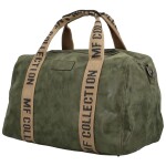 Cestovní dámská koženková kabelka Gita zimní kolekce, tmavě zelená