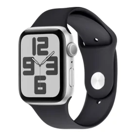 OBAL:ME Silikonový Řemínek pro Apple Watch 42-49mm M-L Black (57983126133)